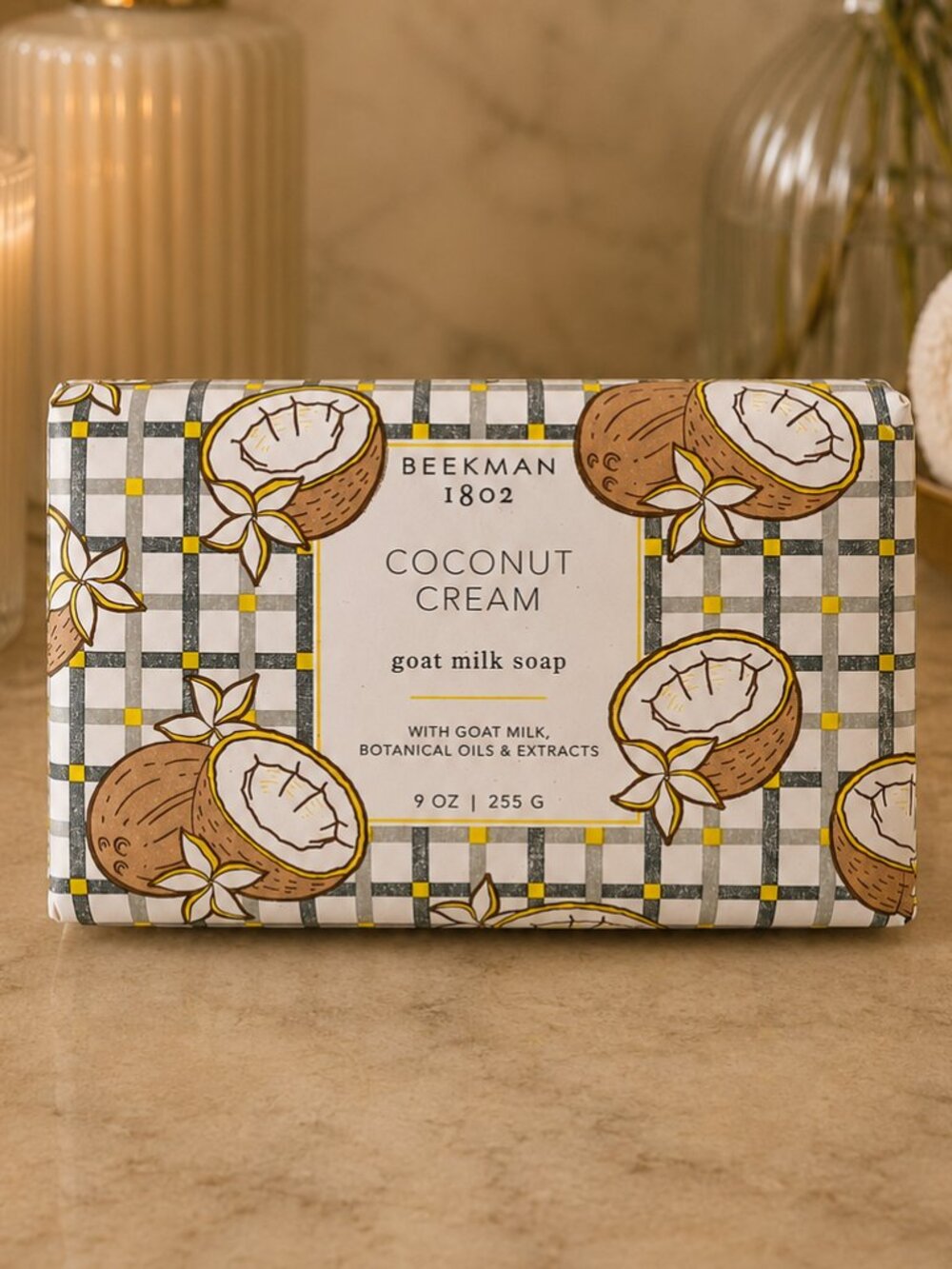 Beekman 1802 Coconut Cream Goat Milk Soap – 9 oz | Botanical Oils & Extracts NEW